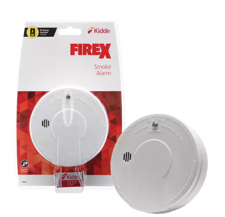 Firex Battery Operated Kitchen Smoke Detector with Photoelectric Sensor - 9376458