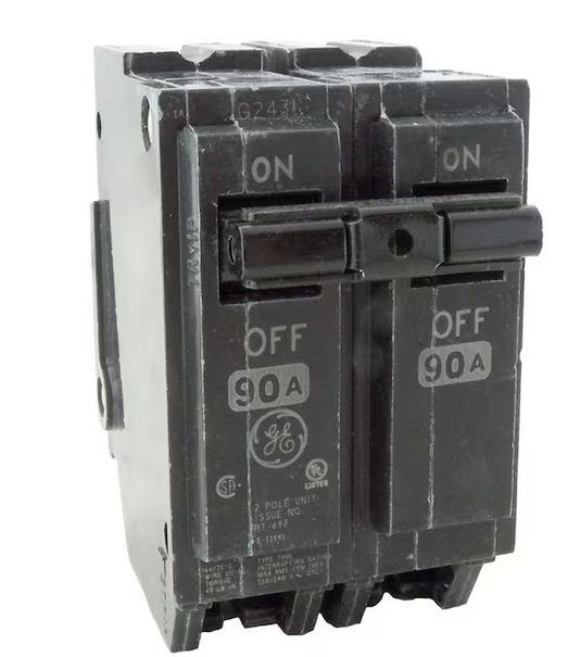 Q-Line 90 Amp 2 in. Double Pole Circuit Breaker - 9539923