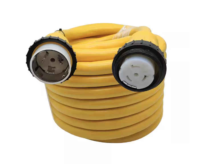 100 ft. 6/4 Marine Shore Power 50 Amp 250-Volt Extension Cord NEMA SS2-50P to SS2-50R - 91006238310