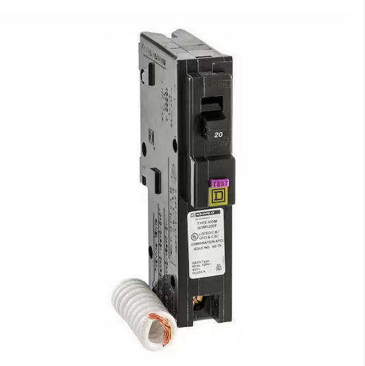 Homeline 20 Amp Single-Pole Dual Function (CAFCI and GFCI) Circuit Breaker (9-pack) - 91005370689