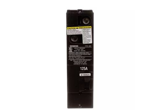 125 Amp Double-Pole 22kA Type QS Multi-Family Main Breaker