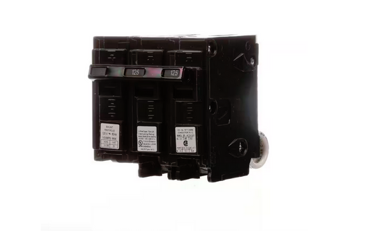 125 Amp Double-Pole Type QP Circuit Breaker with 120-Volt Shunt Trip