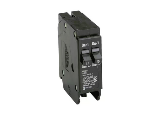 BR 2-15 Amp Single Pole Tandem Non-CTL Circuit Breaker - 9296666