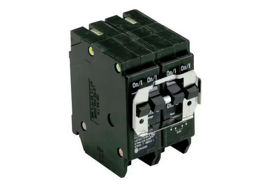 BR 1-20 Amp 2 Pole and 1-50 Amp 2 Pole BQC (Common Trip) Quad Circuit Breaker - 9190055