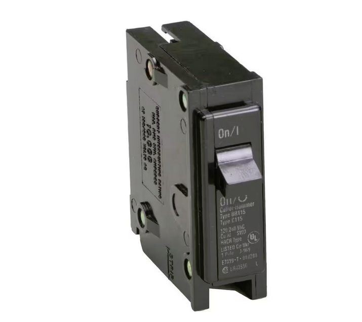 BR 20 Amp 120/240 Volts Single Pole Circuit Breaker Contractor (Pack of 10) - 9101959