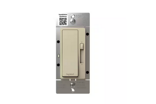 radiant 150-Watt Single-Pole/3-Way LED Advanced Decorator Rocker Dimmer, Light Almond - 91010879342