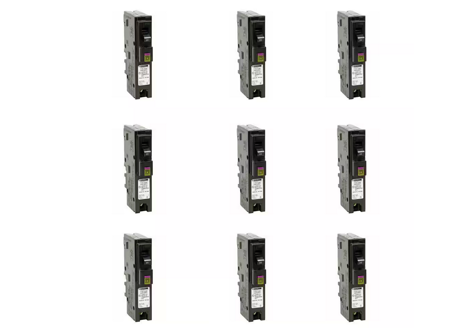 Homeline 20 Amp Single-Pole Plug-On Neutral Dual Function (CAFCI and GFCI) Circuit Breaker (9-pack) - 91005370677