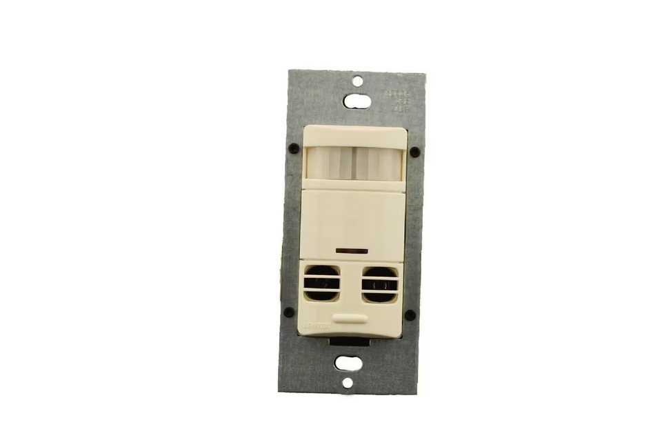 Multi-Technology Wall Switch Motion Sensor No Neutral, Light Almond 3