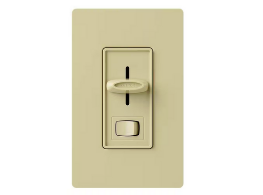 Skylark Dimmer Switch for Magnetic Low-Voltage, 450-Watt/600 VA, Single-Pole or 3-Way, Ivory (SLV-603P-IV)