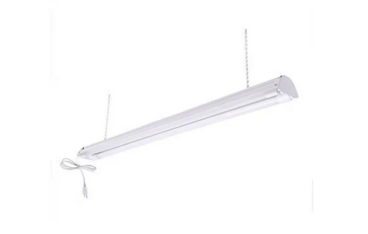 4 ft. 50-Watt T8/T12 White LED Shop Light High Output 5000K (LED Tubes Included) - 91010375929