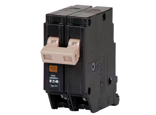 CH 15 Amp 240 Volts 2-Pole Circuit Breaker with Trip Flag - 9578413