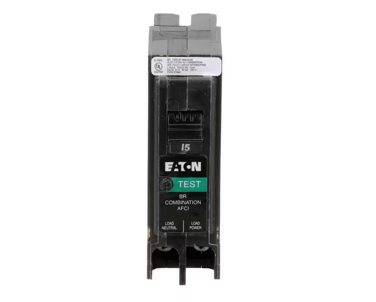 AFCI Circuit Breaker Type BR 15 Amp 120-Volt, Single-Pole Plug-on Neutral - 91009845032