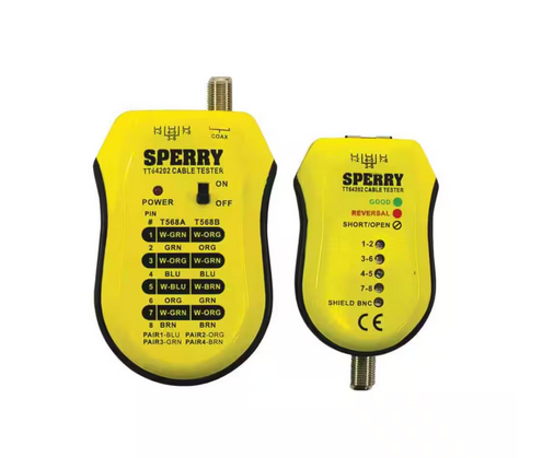 Coaxial and UTP/STP Cable Tester System