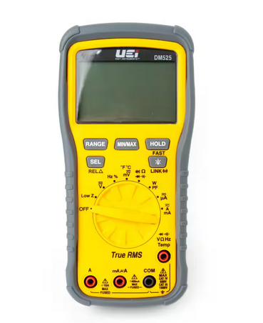True RMS 1000-Volt Contemporary Industrial Digital Multi-Meter with Temperature - 91004213688