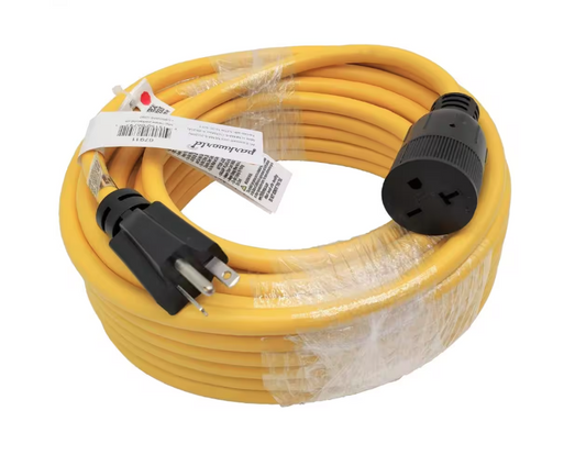 50 ft. SJTW 12/3 20 Amp 250-Volt NEMA 6-20 Indoor/Outdoor Extension Cord - 91006310302