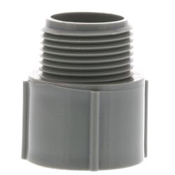 PVC Electrical Conduit Male Fitting 3/4" Gray - 91353