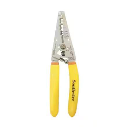 Wire Stripper and Cutter for 10-12 AWG with Ergonomic Handles - 91005764548