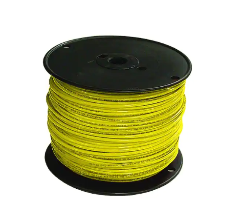 500 ft. 16 Yellow Stranded CU TFFN Fixture Wire