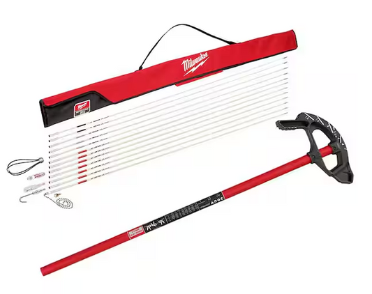 60 ft. Fiberglass Fish Stick Low/Mid/High Flex Combo Kit with 1 in. Iron Conduit Bender and Handle - 91011044037