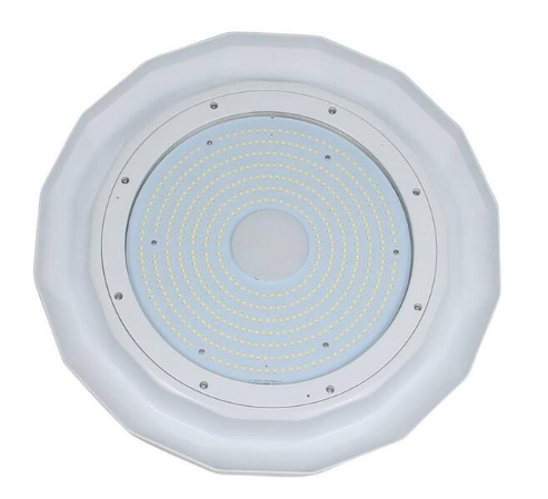 1.42 ft. Round 150-Watt Equivalent Integrated LED Dimmable w/Die-Cast Aluminum Housing White High Bay Light, 5000K - 91011532168