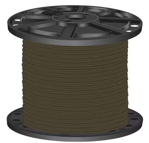 2,500 ft. 8 Brown Stranded CU SIMpull THHN Wire