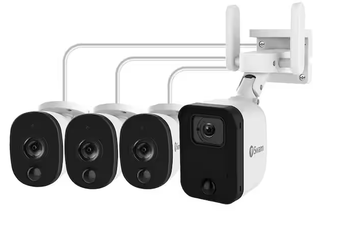 Fortify Wired 1080p Wi-Fi Indoor/Outdoor Smart Home Security Cameras (4-Pack) - 91008575851