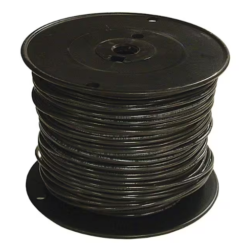 500 ft. 2/0 Black Stranded CU SIMpull THHN Wire - 9350911