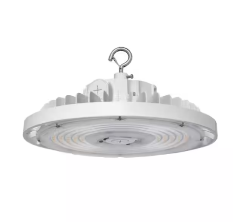 13 in. 240W White Integrated LED UFO High Bay Light Garage Light, Up To 34800LM, 3000/4000/5000K, 0-Volt to 10-Volt - 91011923803