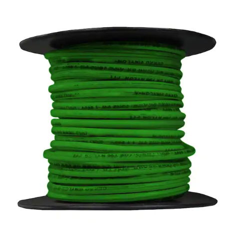 50 ft. 12 Gauge Green Stranded Copper THHN Wire - 9712990