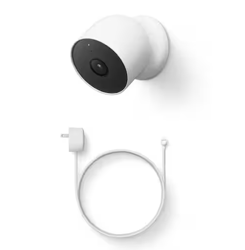 Nest Cam (Battery) - Outdoor or Indoor Security Camera + Weatherproof Cable (5M)