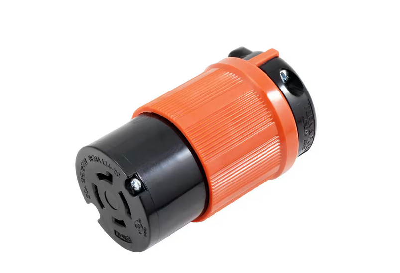 AC Connectors NEMA L14-20R 20 Amp 125/250-Volt 4-Prong Assembly Locking Female Connector - 91002739846