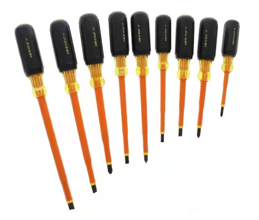 9-Piece Insulated Screwdriver Kit