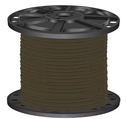 2,500 ft. 10 Brown Stranded CU THHN Wire