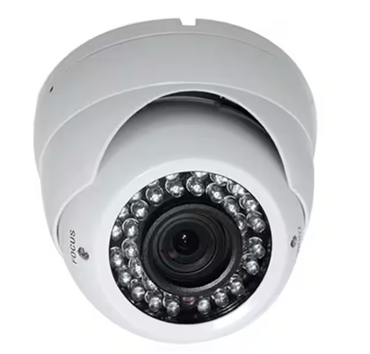 Wired Indoor/Outdoor Night Vision Vandal Proof Dome Standard Surveillance Camera with 1000TVL Resolution - 91003994356