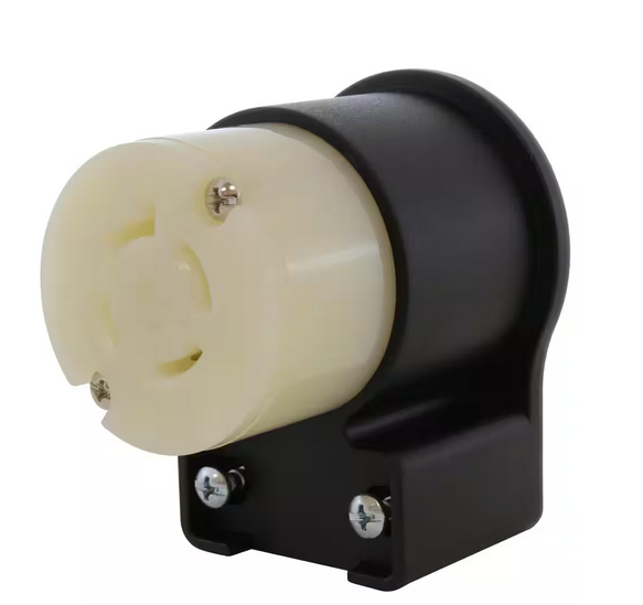 NEMA L16-20R 3-Phase 20 Amp 480-Volt 4-Prong Elbow Locking Female Connector with UL, C-UL Approval - 91010655389