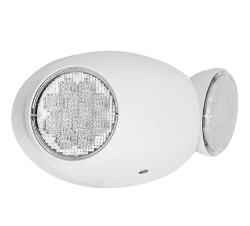 PE2EU Collection 1-Watt White Integrated LED Emergency Light