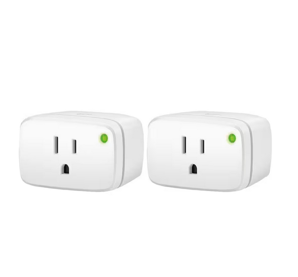 Energy (Matter) – Smart Plug, Matter & Thread Enabled, works w/ Apple Home/SmartThings/Alexa/Google Home 2-Pack (White) - 91010319206