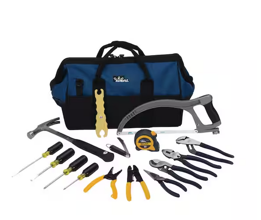 18 in. Large Mouth Bag Tool Kit (16-Piece)