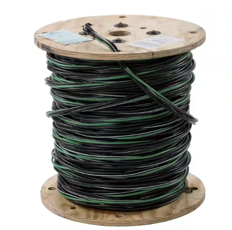 500 ft. 2-2-4-6 Black Stranded AL MHF USE-2 Cable - 9117738