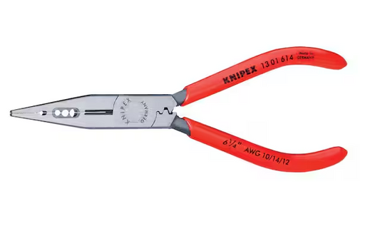Heavy Duty Forged Steel 4-in-1 Electrician Pliers with 10, 12, and 14 AWG and 60 HRC Cutting Edge