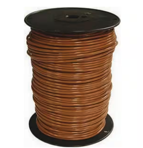 500 ft. 8 Brown Stranded CU SIMpull THHN Wire - 91001369910