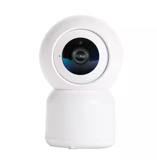 Wired Indoor White PTZ Home Security Camera - 91010345599