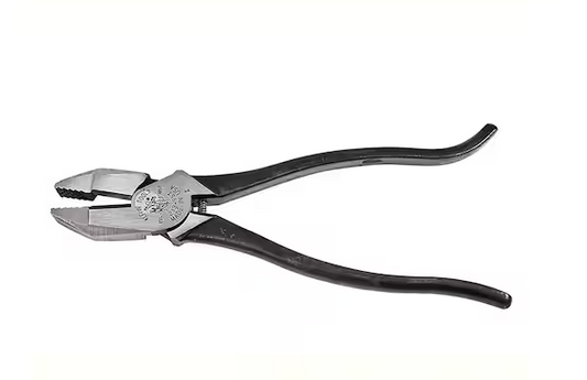 Ironworker's Pliers, Aggressive Knurl, 9-Inch