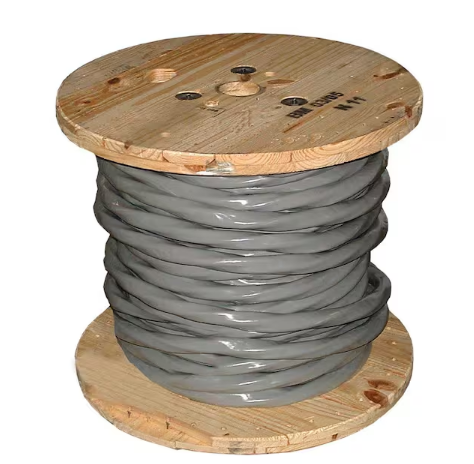 250 ft. 4/0-4/0-4/0-2/0 Gray Stranded AL SER Cable - 9547139