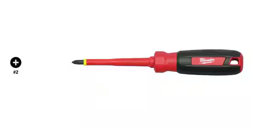 4 in. #2 Philips 1000-Volt Insulated Screwdriver