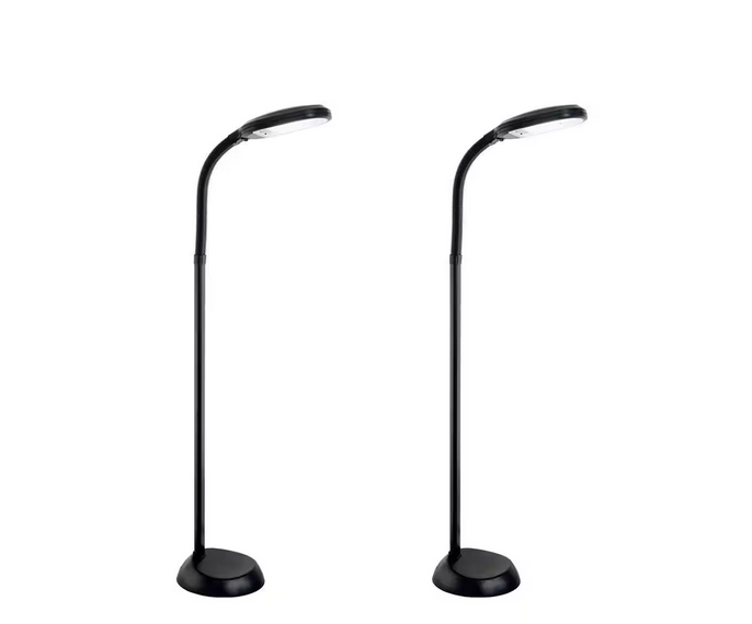 Agrobrite 27-Watt CFL Blub Indoor Adjustable Standing Plant Lamp Light (2-Pack)