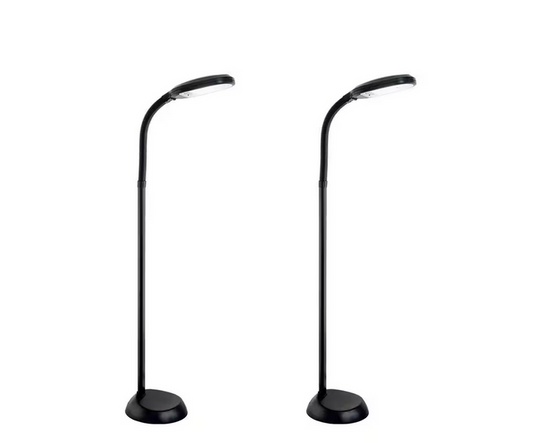 Agrobrite 27-Watt CFL Blub Indoor Adjustable Standing Plant Lamp Light (2-Pack)