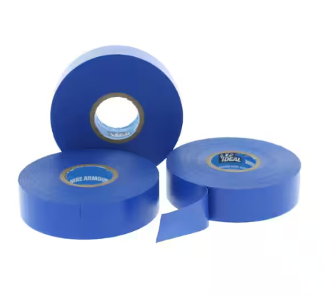 Wire Armour 3/4 in. x 66 ft. Premium Vinyl Tape, Blue (10-Pack) - 91004031335