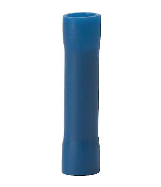 16-14 AWG Blue Butt Splice Wire Connectors (75-Pack) - 9417842