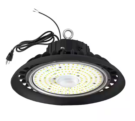 10 in. 300-Watt Equivalent Integrated LED Dimmable White High Bay Light 5000K White - 91008747454